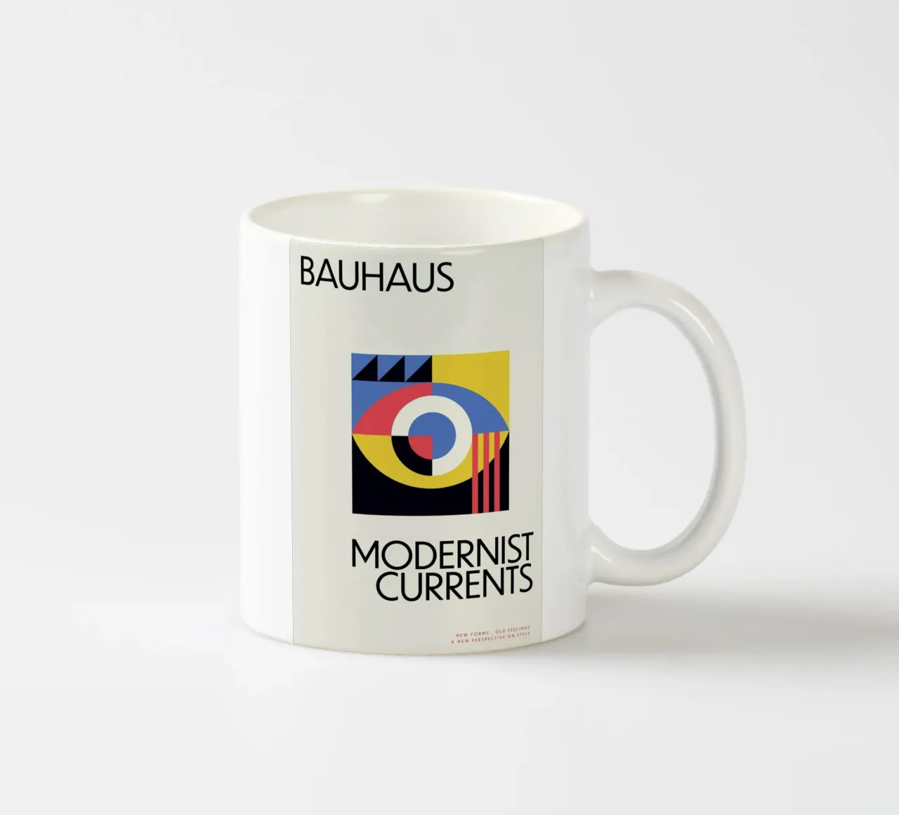 Modernist Currents 7 ceramic mug by Studio One