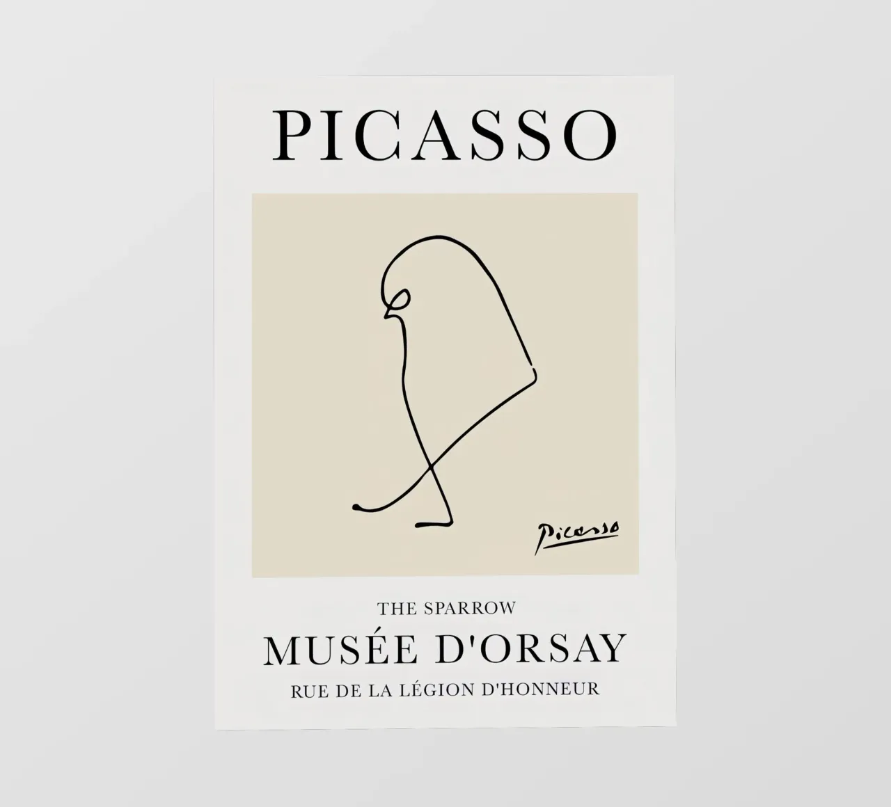 Picasso Sparrow Bird photo wallpaper by Jam Poster