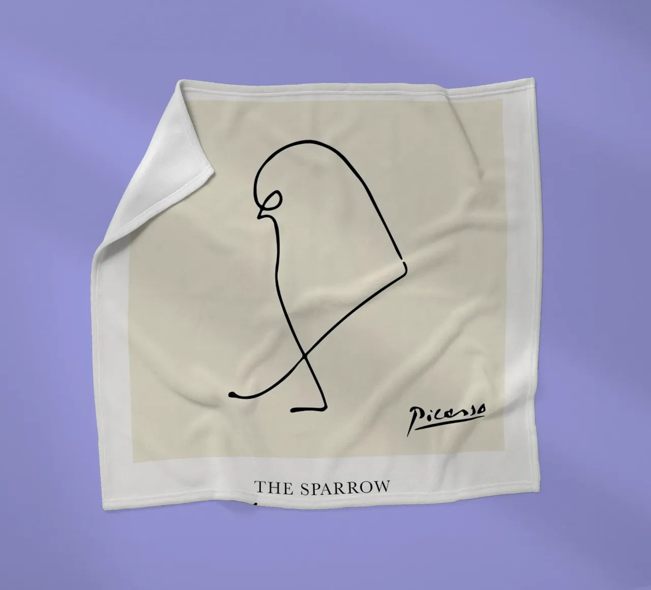 Passero Picasso coperta in pile da Jam Poster