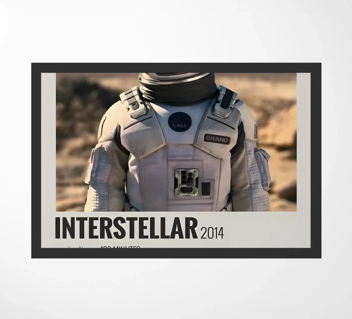 INTERSTELLAR 2014 deurmat van MVFminimalist