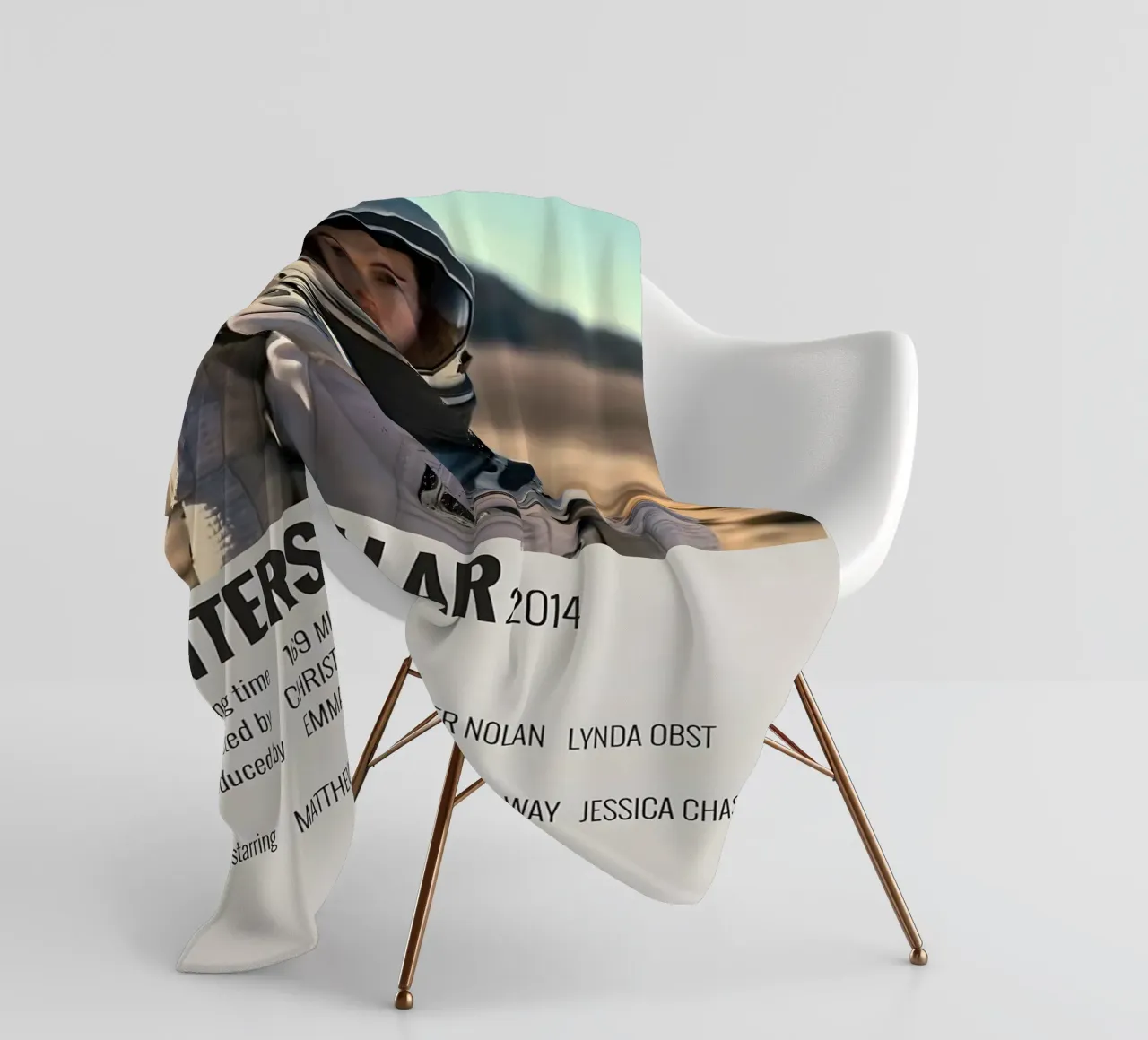 INTERSTELLAR 2014 coperta in pile da MVFminimalist