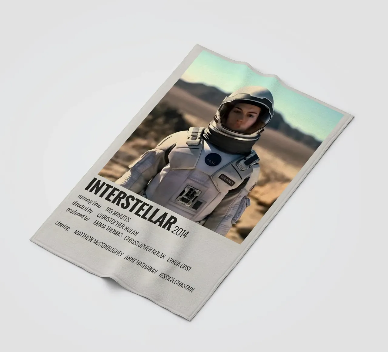 INTERSTELLAR 2014 coperta in pile da MVFminimalist