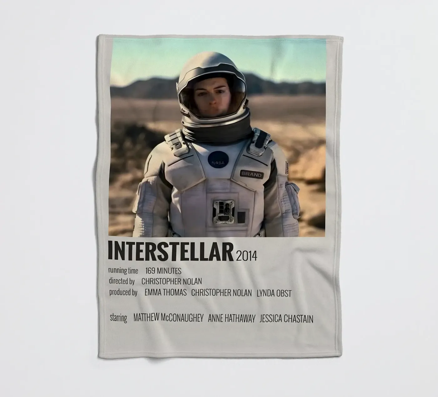 INTERSTELLAR 2014 Fleecedecke von MVFminimalist