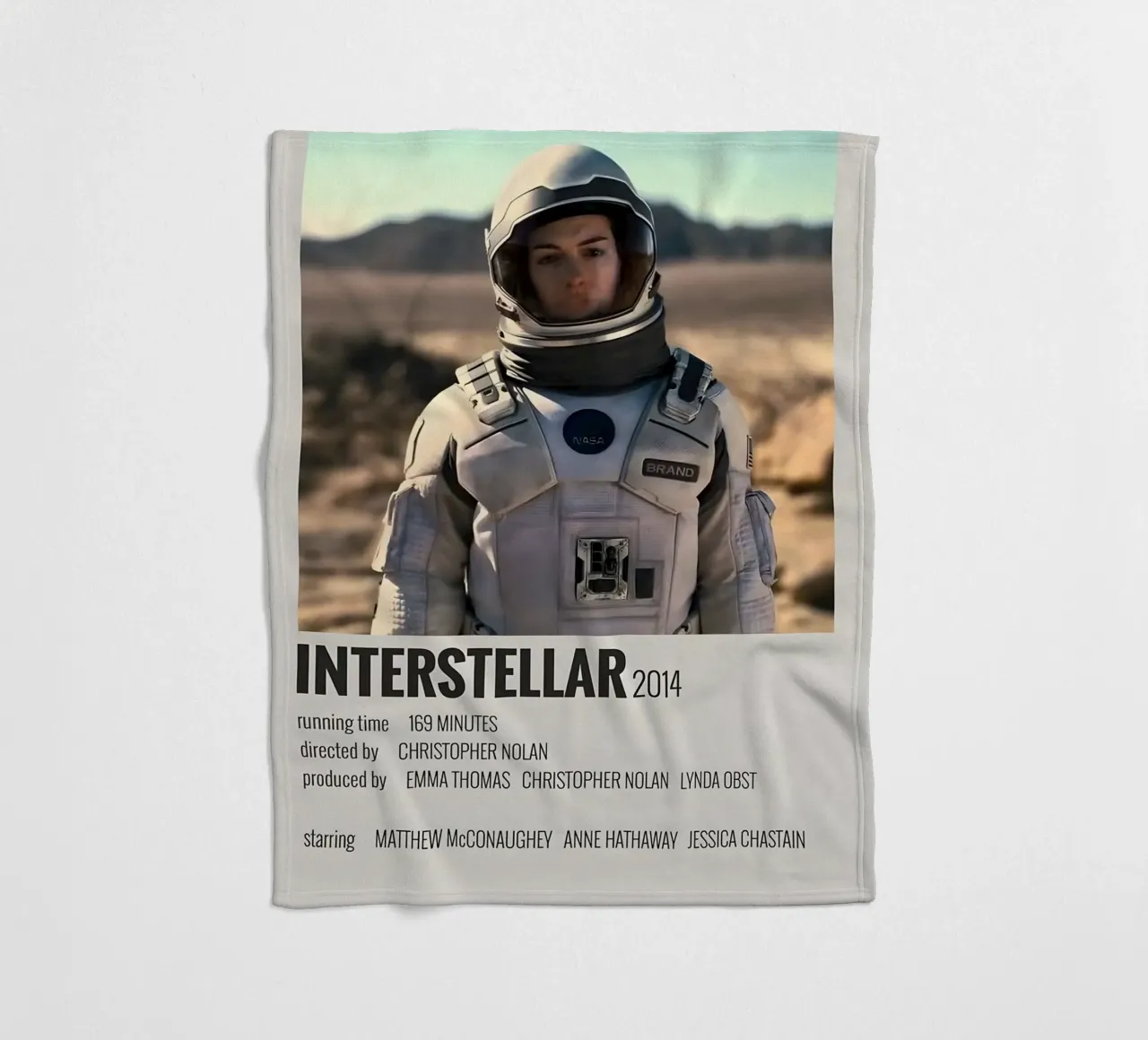 INTERSTELLAR 2014 Fleecedecke von MVFminimalist