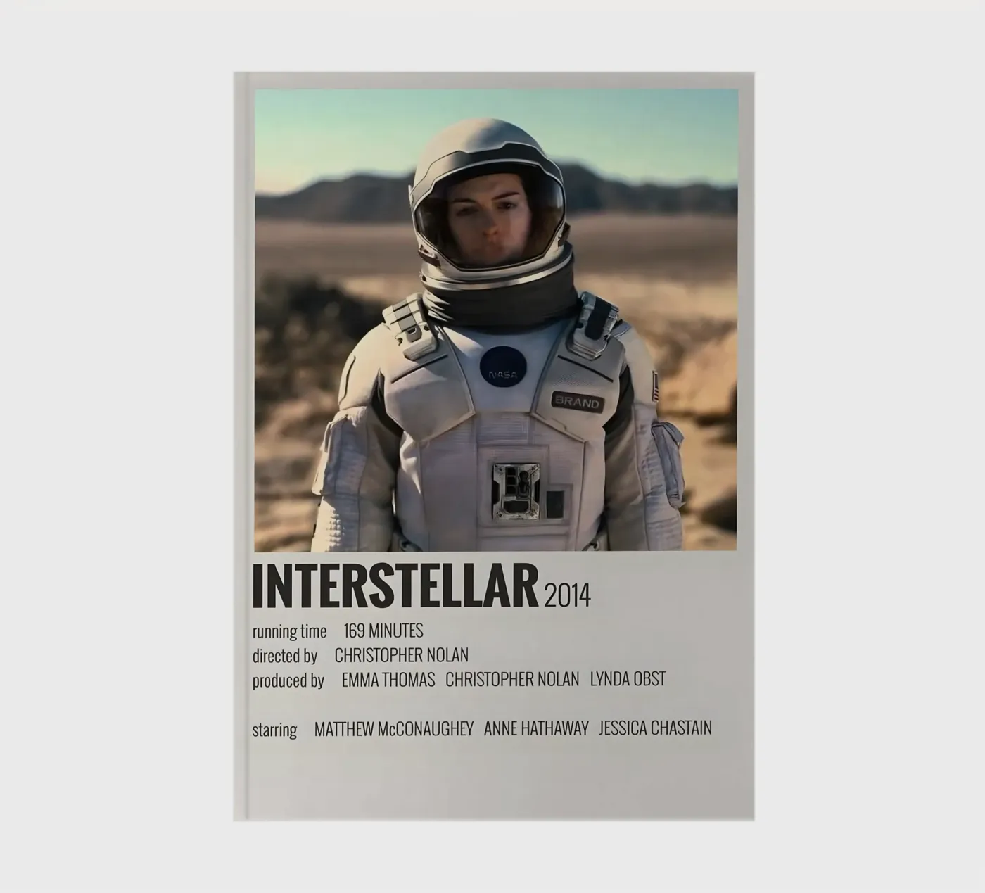 INTERSTELLAR 2014 notebook by MVFminimalist