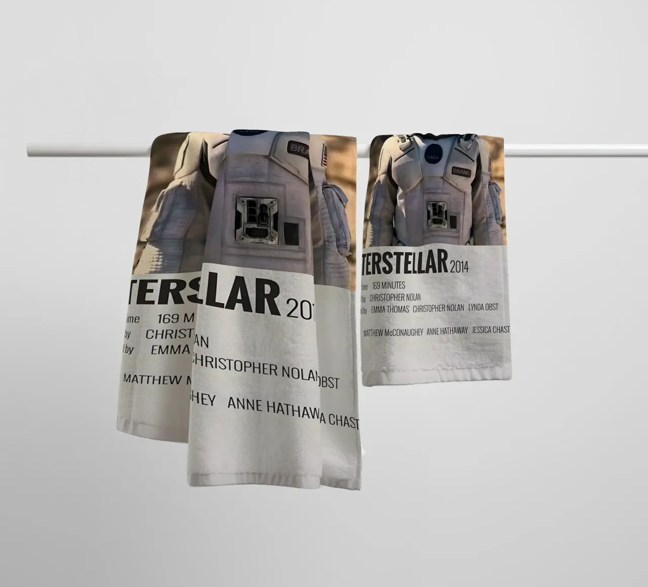 INTERSTELLAR 2014 asciugamano da bagno da MVFminimalist