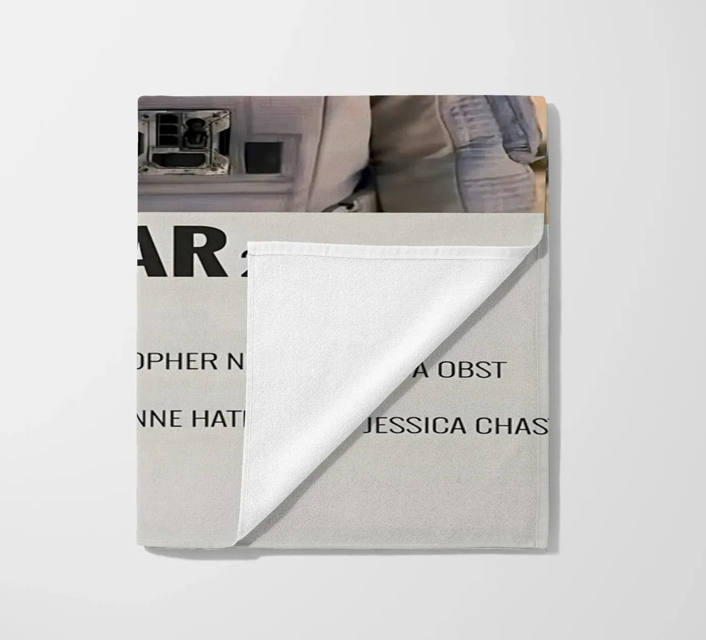 INTERSTELLAR 2014 beach towel by MVFminimalist