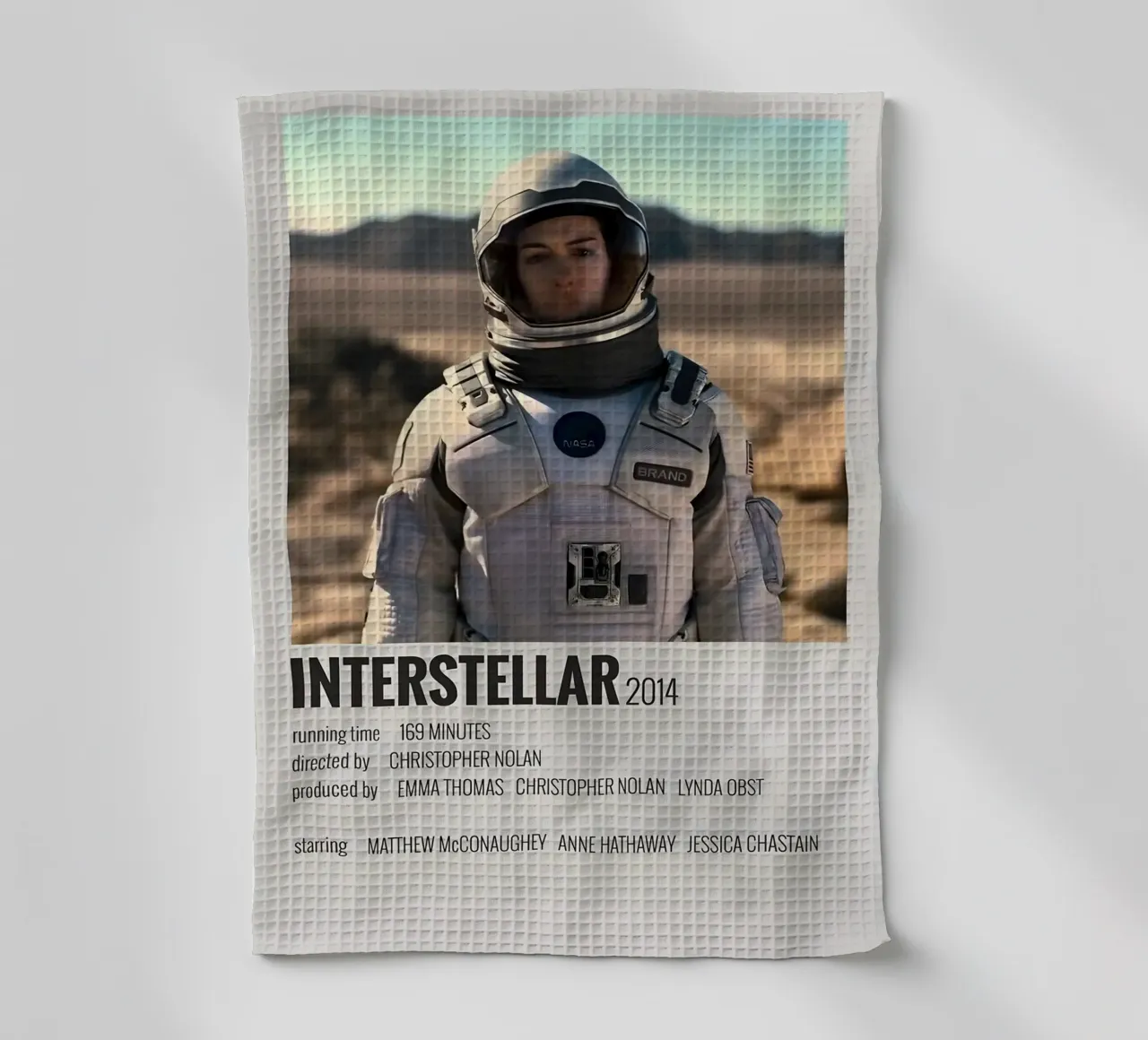 INTERSTELLAR 2014 canovaccio da cucina da MVFminimalist