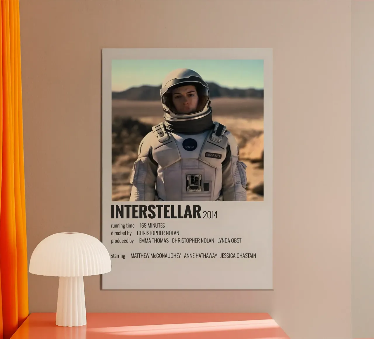 INTERSTELLAR 2014 alluminio dibond da MVFminimalist