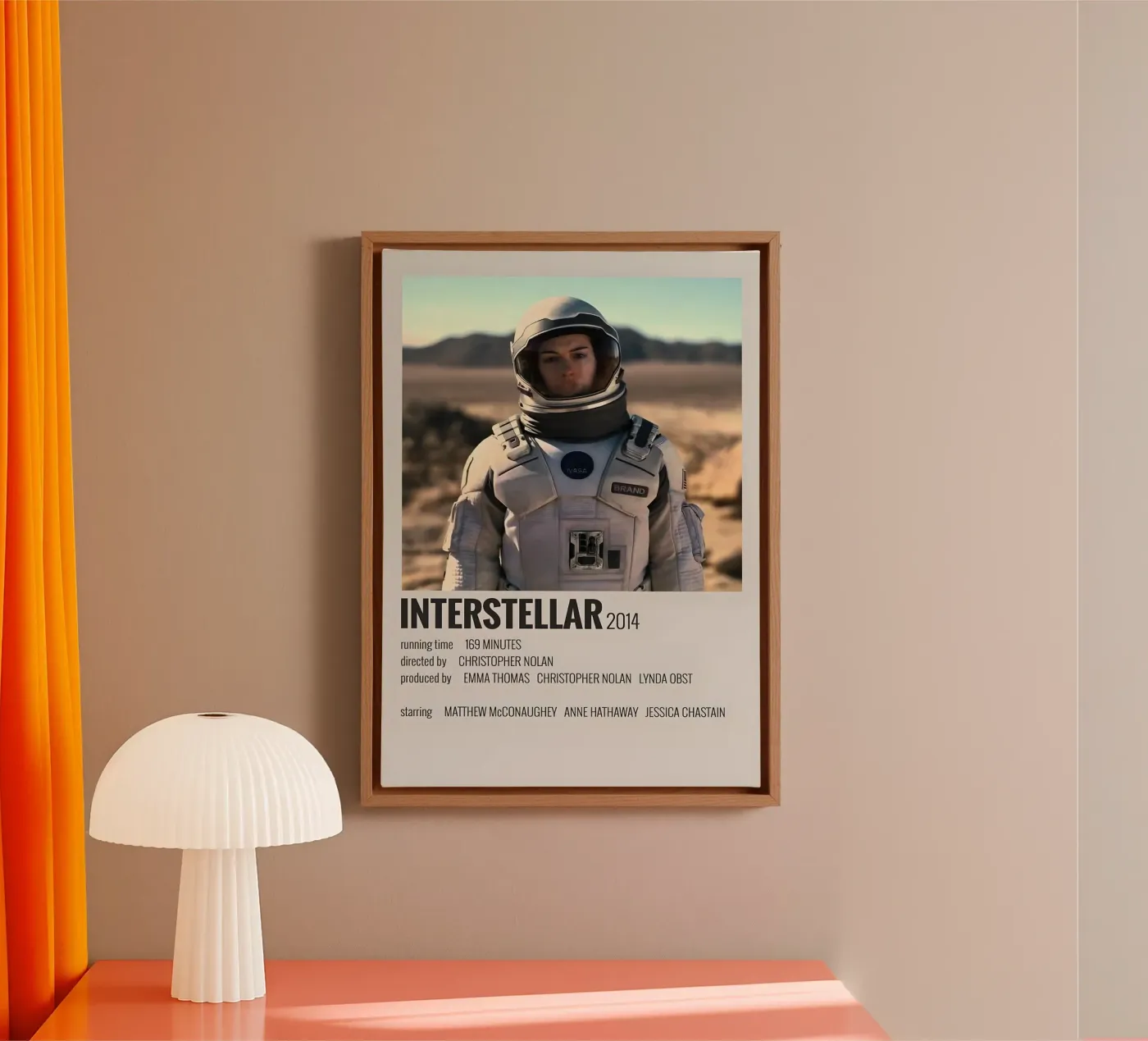 INTERSTELLAR 2014 tela da MVFminimalist