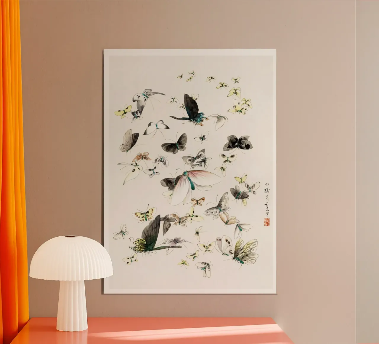 Butterflies & Moths alu-dibond by Attaboy Dsgn