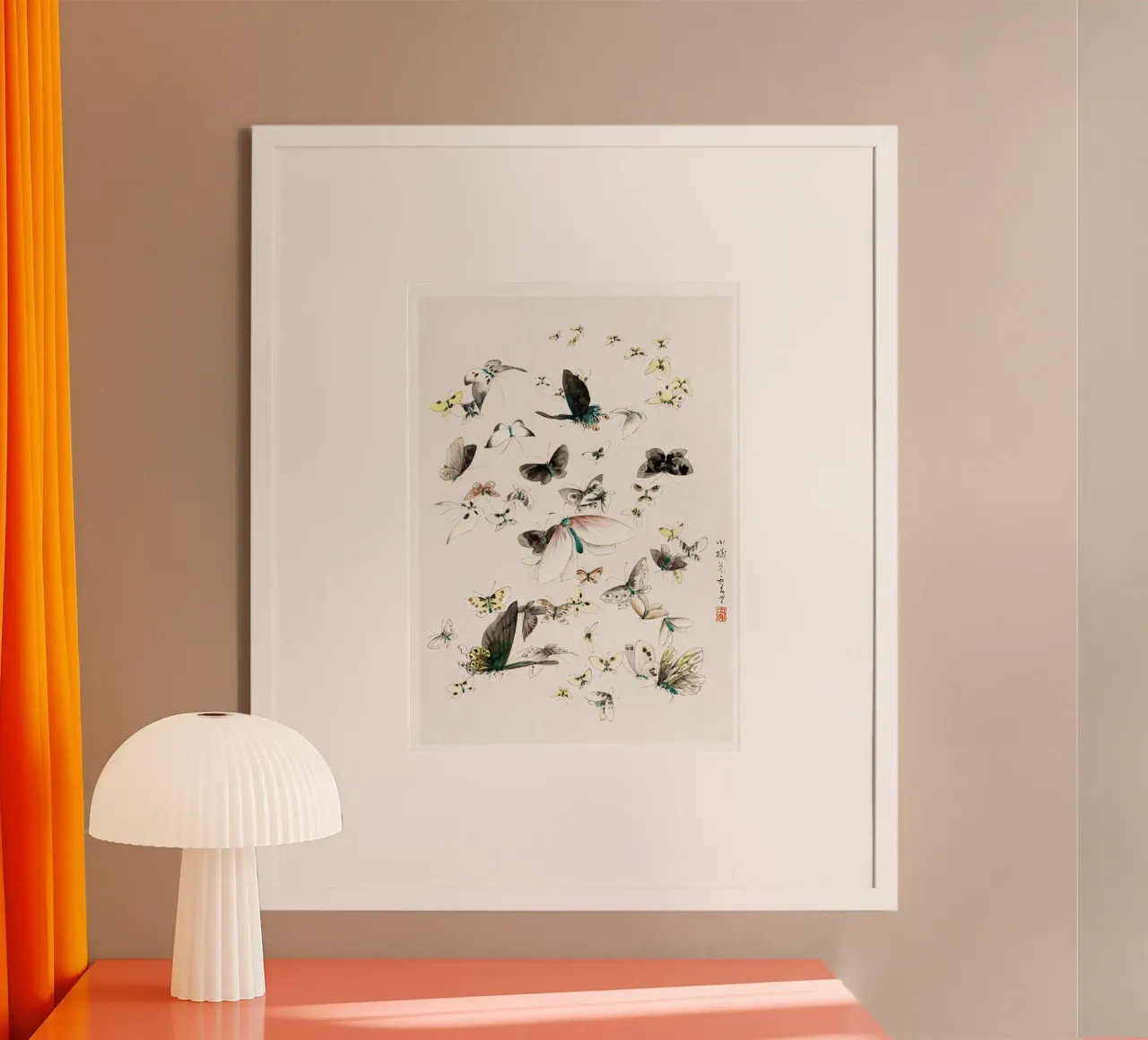 Butterflies & Moths poster by Attaboy Dsgn