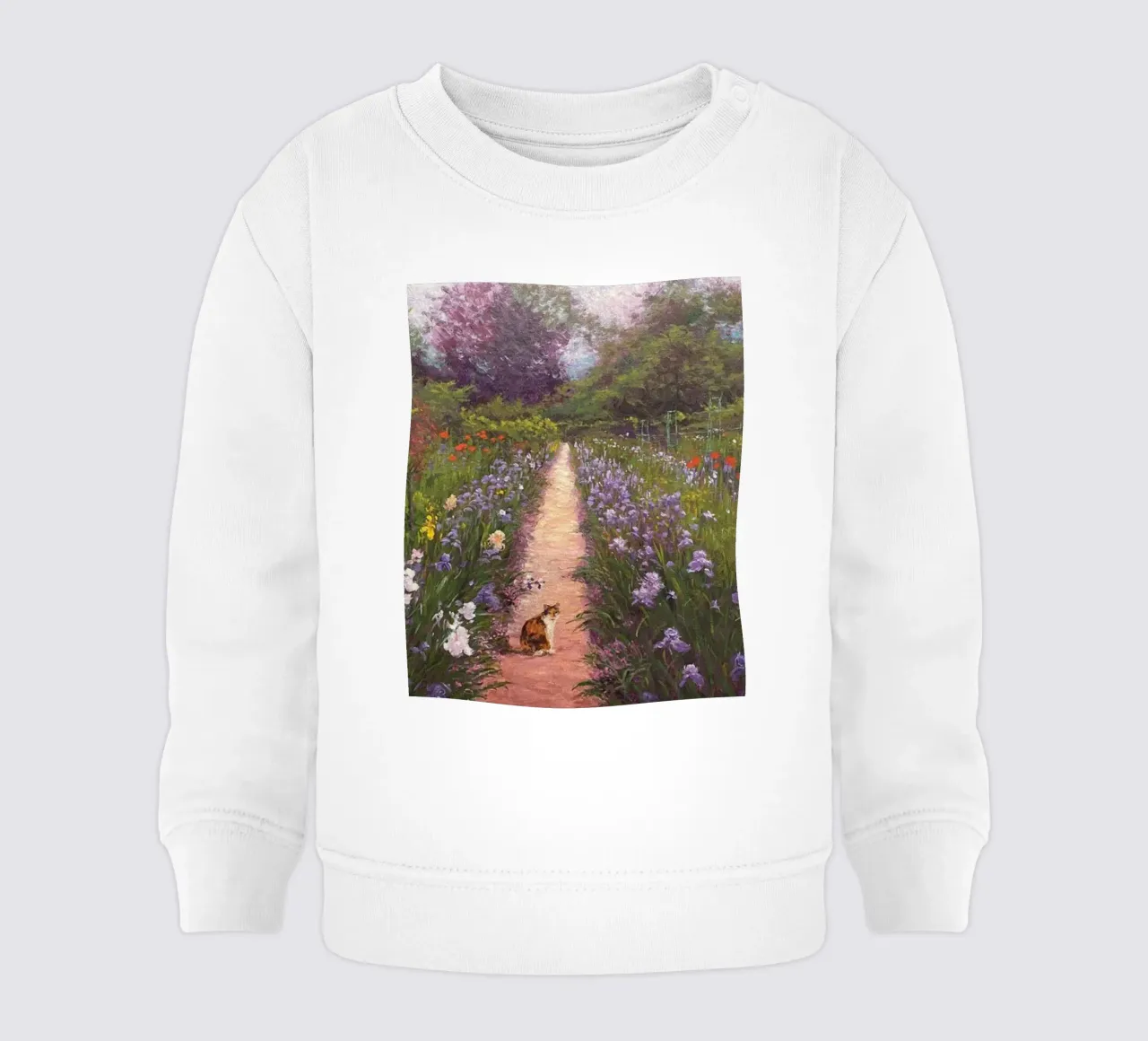 fiori belli giardino felpa neonato da SMG Store