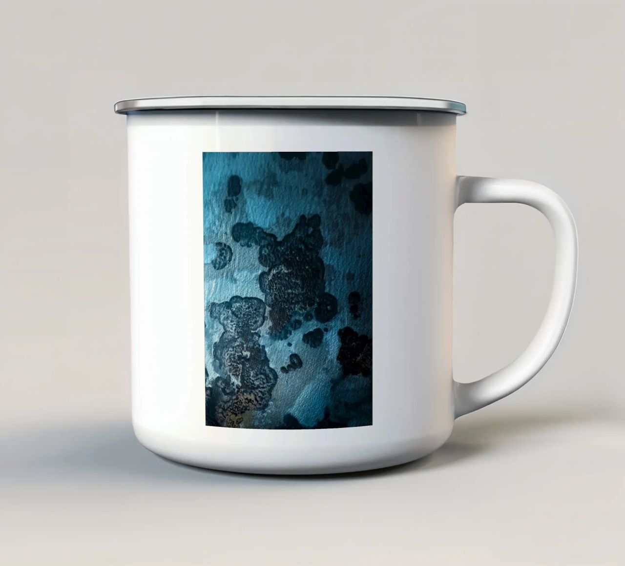 Time in Layers tazza in smalto da somewhere.soul.escape