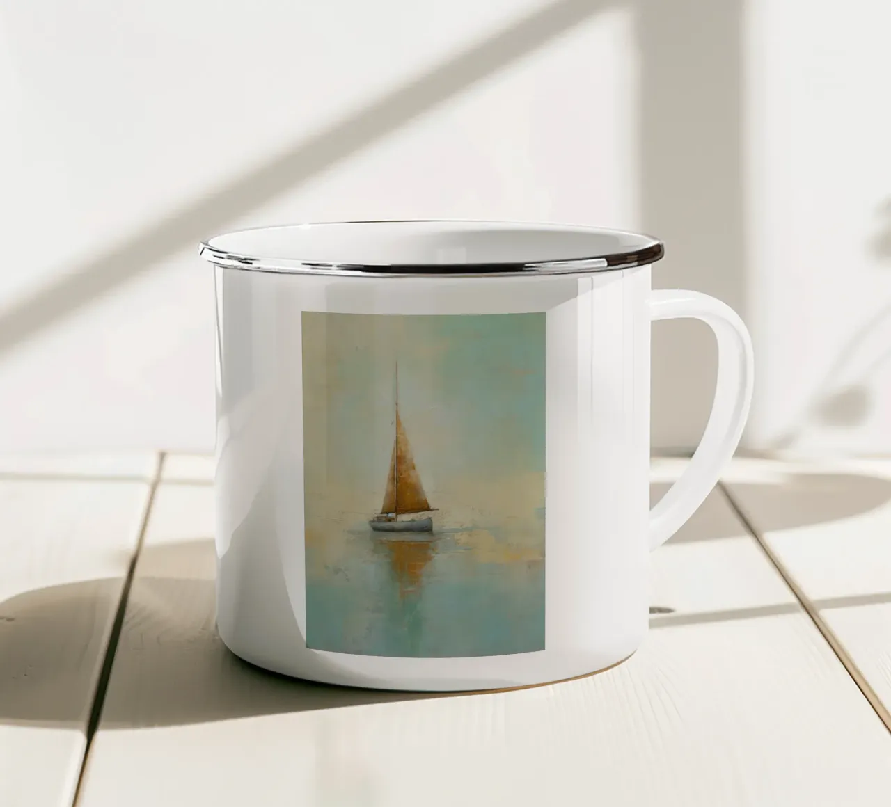Arte da parete di Imagine tazza in smalto da Imagine
