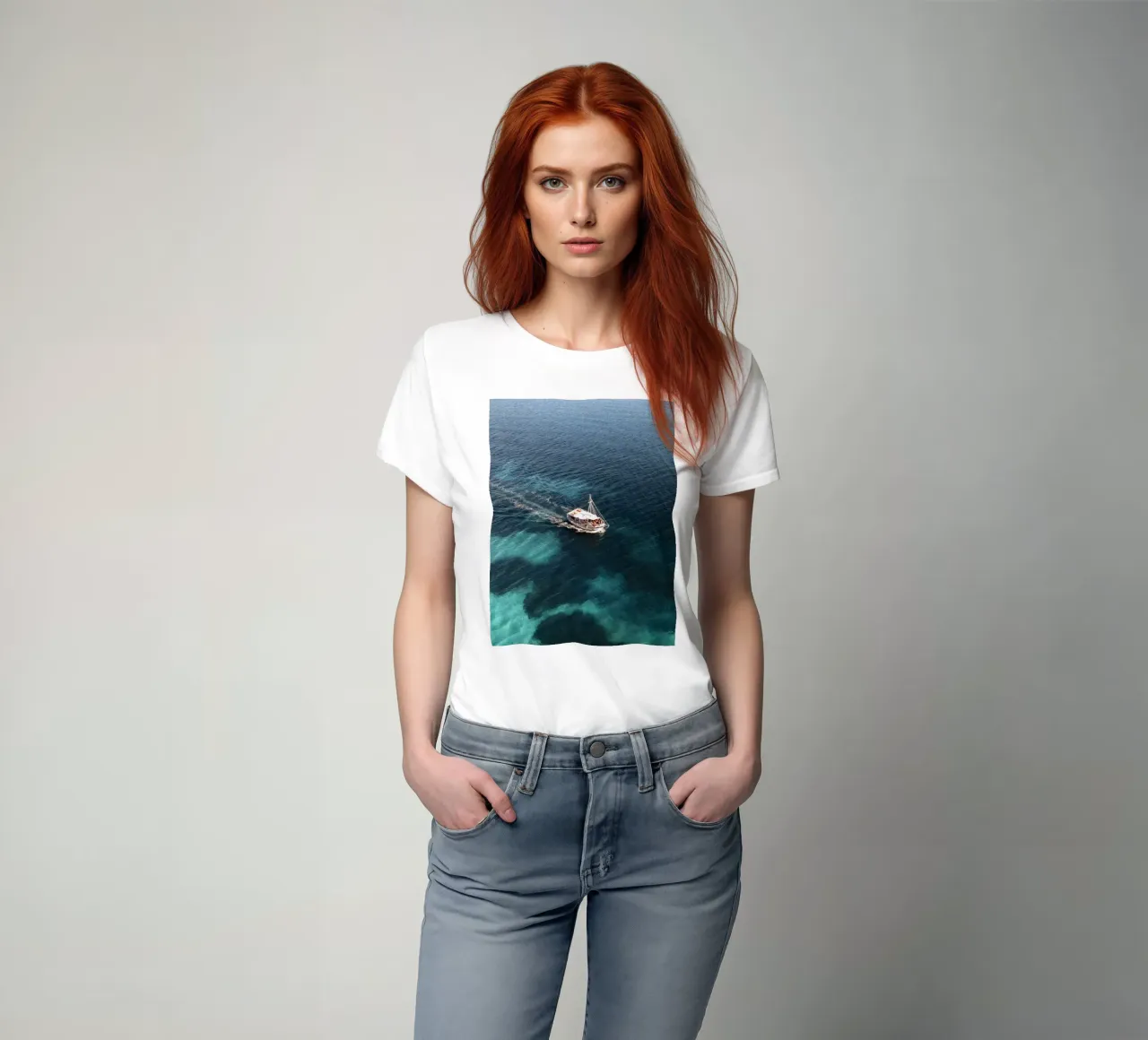 Into the Blue t-shirt da somewhere.soul.escape