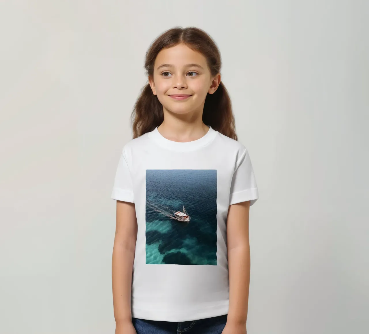 Into the Blue kids t-shirt by somewhere.soul.escape