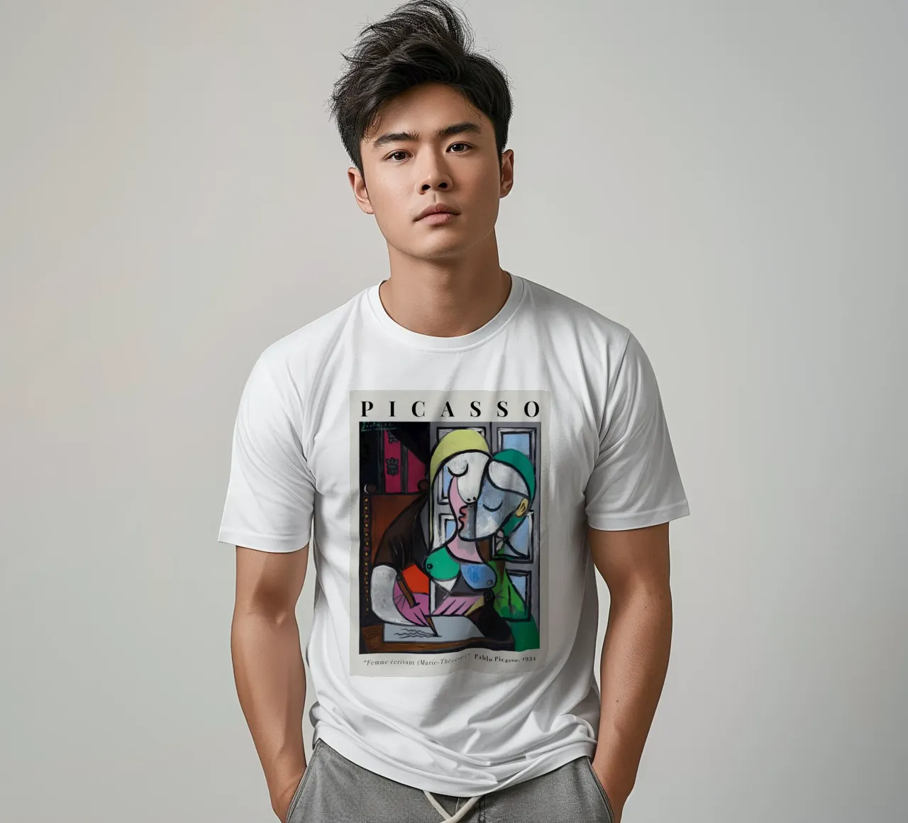 Picasso Woman Writing Marie-Therese 1934 t-shirt by Jam Poster