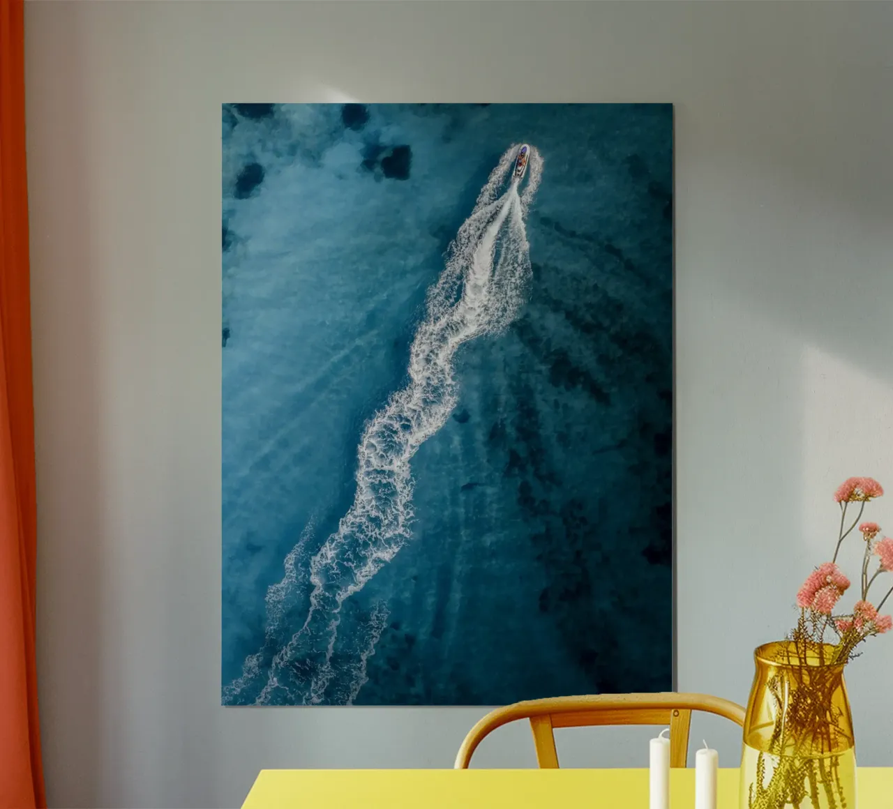 Toward Somewhere poster con telaio in legno da somewhere.soul.escape