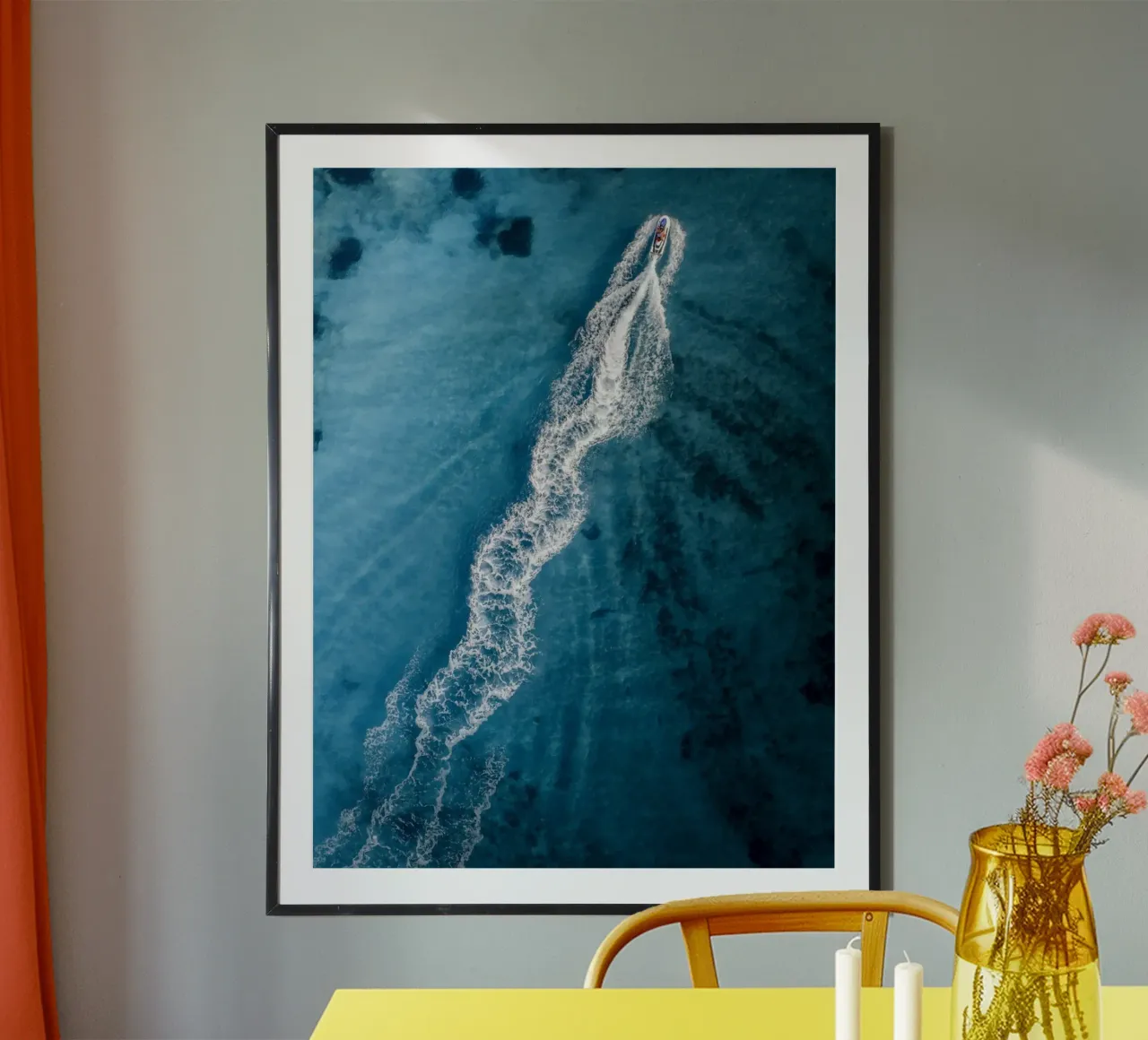 Toward Somewhere poster con telaio in legno da somewhere.soul.escape
