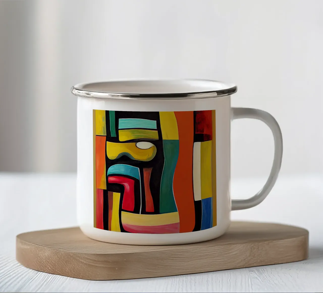 Arte da parete di Imagine tazza in smalto da Imagine