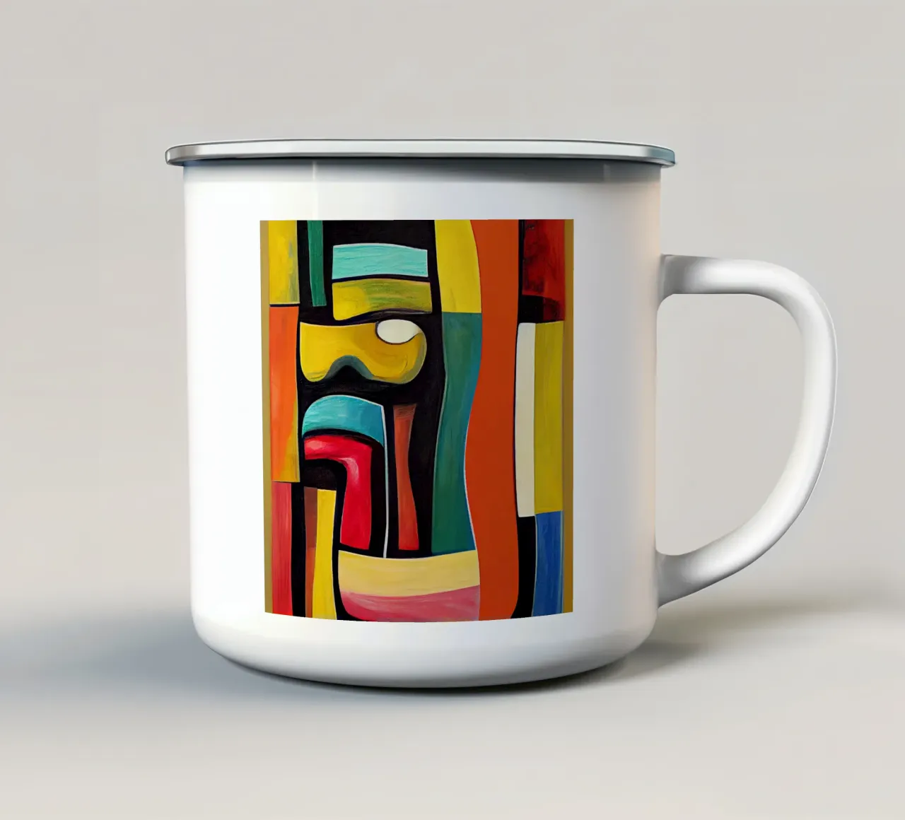 Arte da parete di Imagine tazza in smalto da Imagine