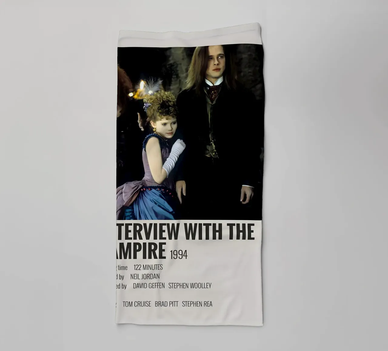 INTERVIEW WITH THE VAMPIRE 1994 asciugamano da bagno da MVFminimalist