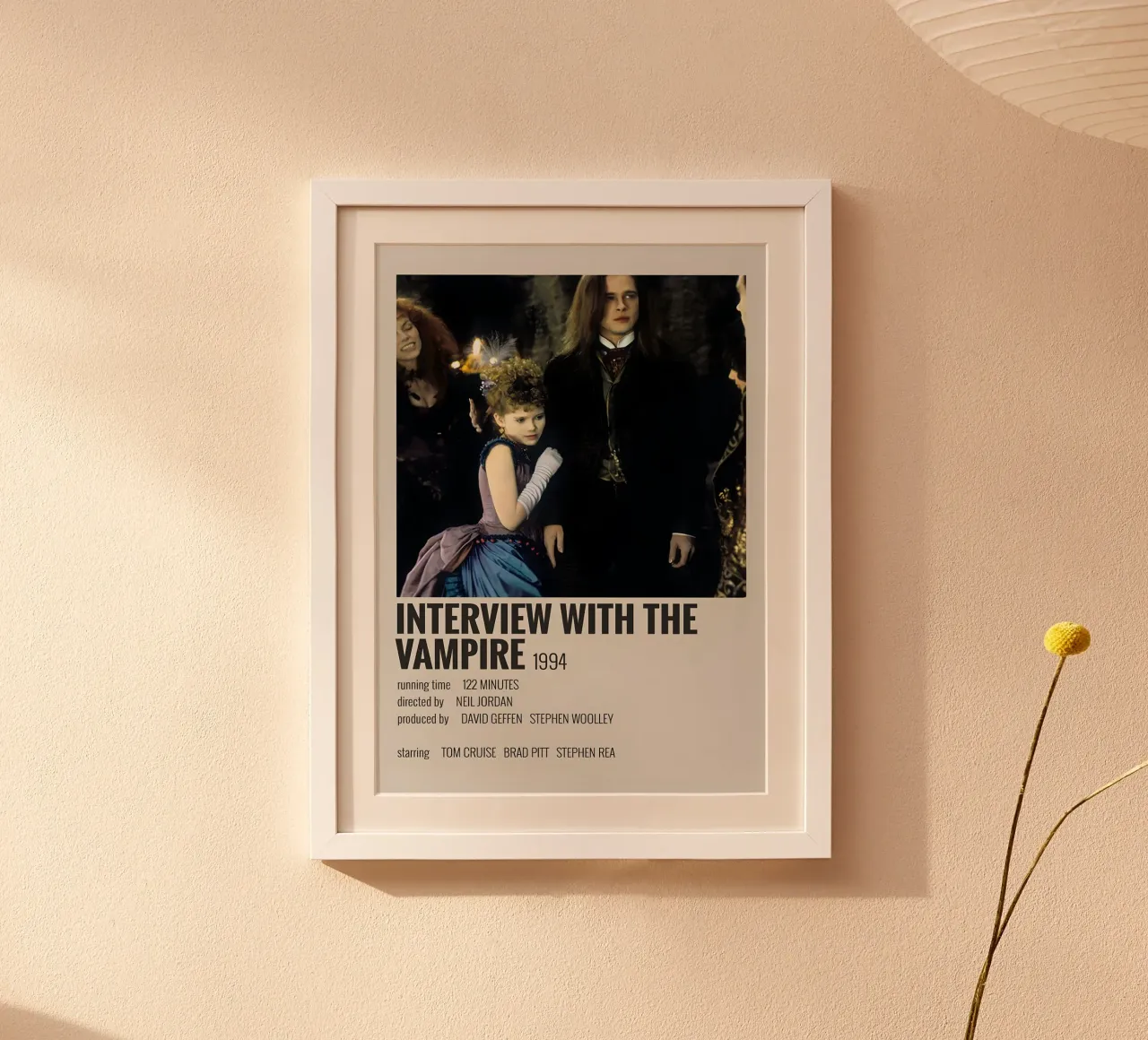 INTERVIEW WITH THE VAMPIRE 1994 carta hahnemühle da MVFminimalist