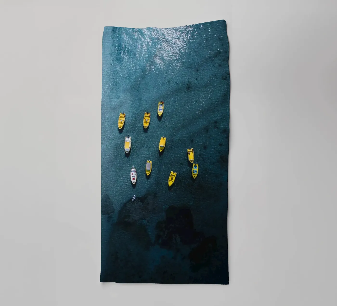 Yellow Pause badhanddoek van somewhere.soul.escape