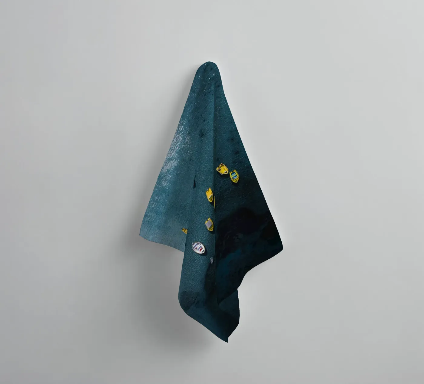 Yellow Pause badhanddoek van somewhere.soul.escape