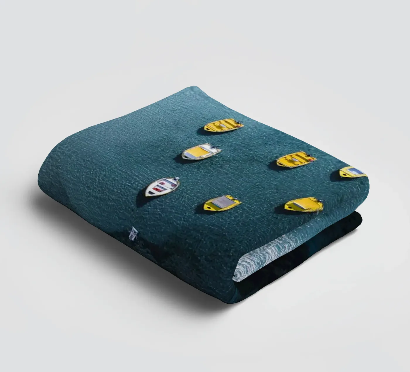 Yellow Pause badhanddoek van somewhere.soul.escape