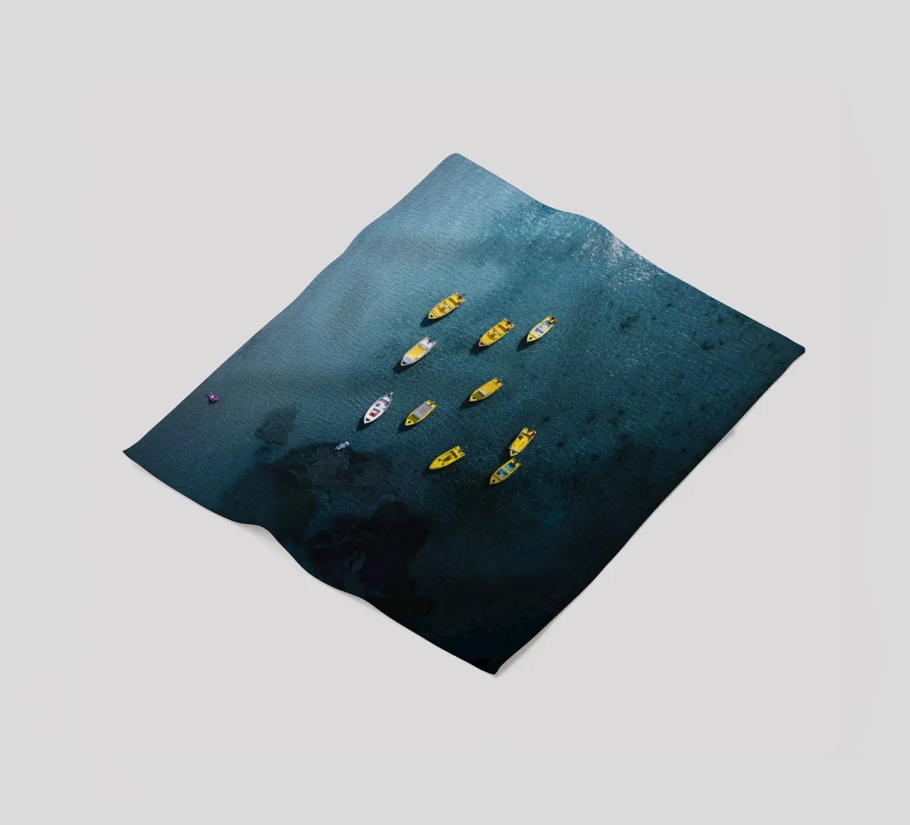 Yellow Pause fleecedeken van somewhere.soul.escape