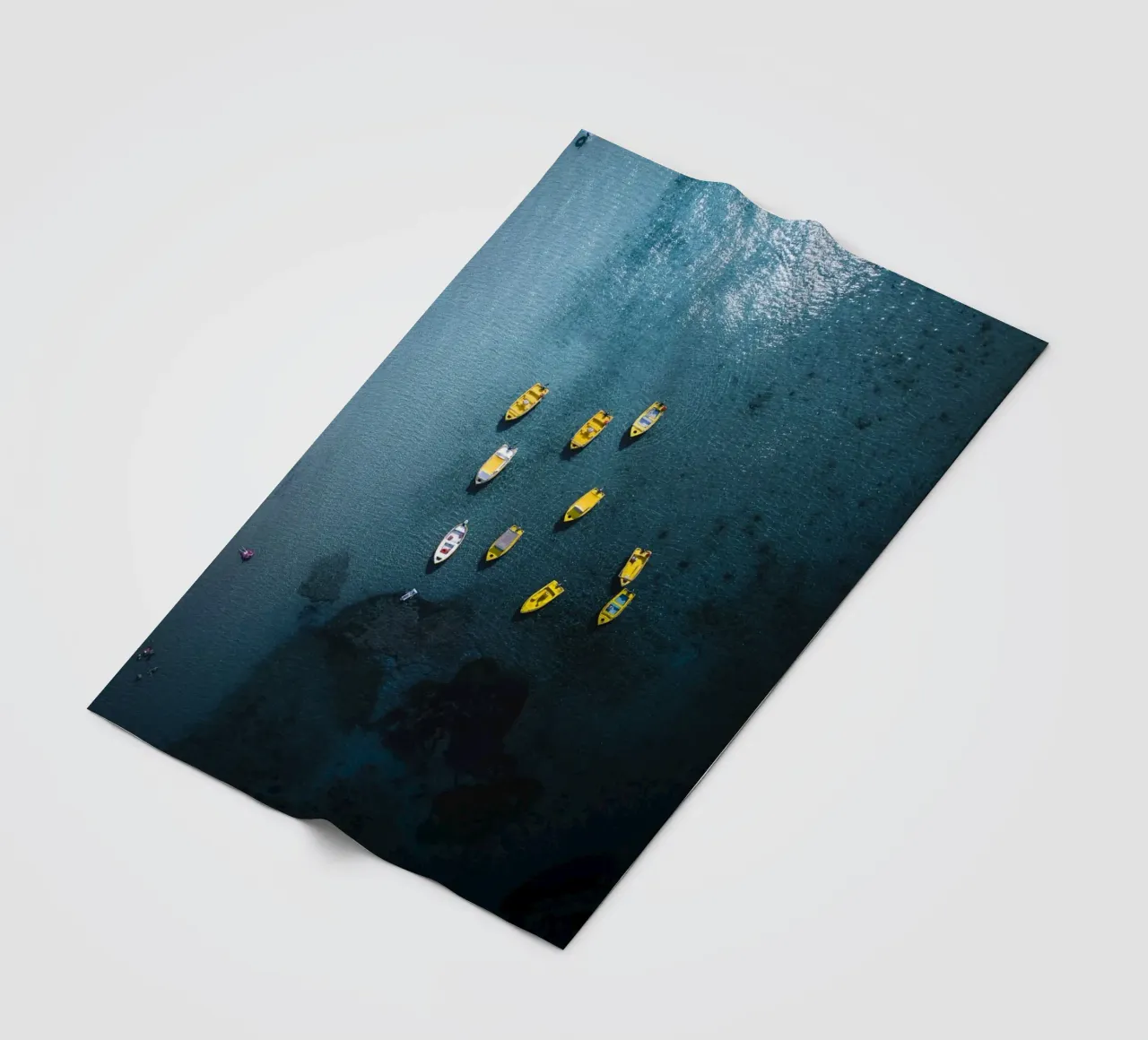 Yellow Pause fleecedeken van somewhere.soul.escape