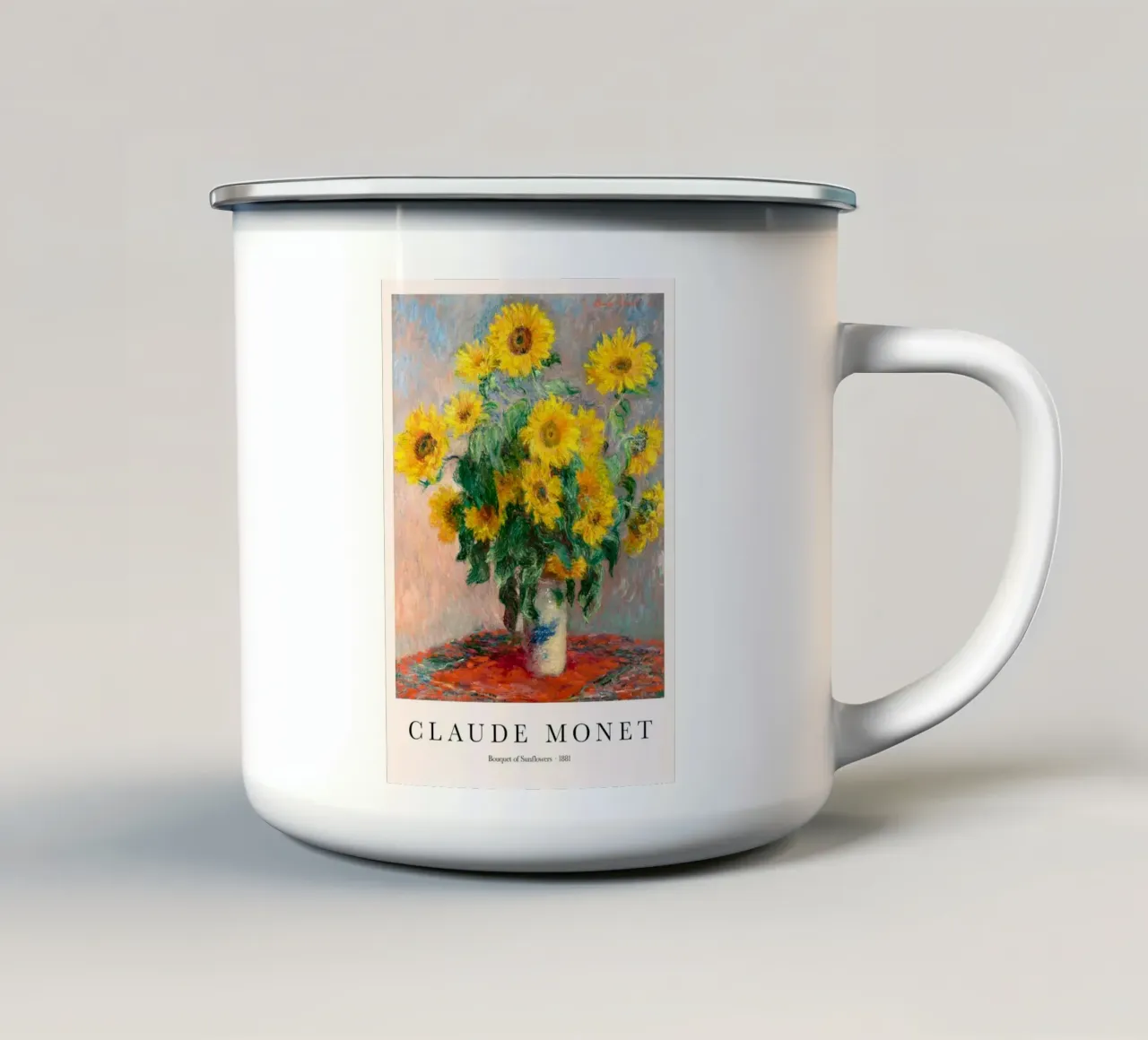 bellissimo vaso di fiori tazza in smalto da SMG Store