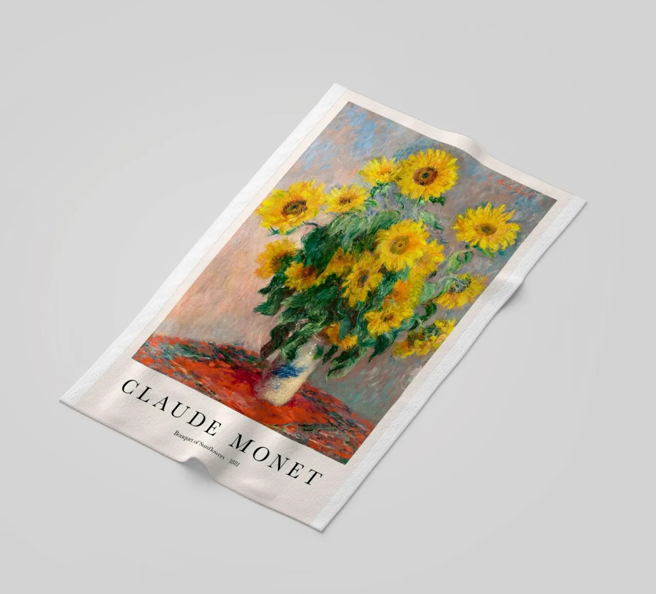 bellissimo vaso di fiori telo mare da SMG Store