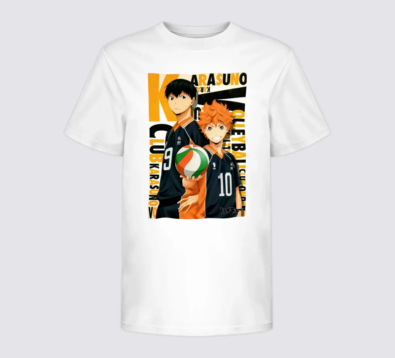 hinata and kageyama kids t-shirt by Green