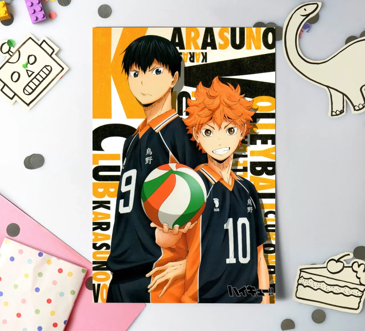 hinata and kageyama sticker sheet by Green