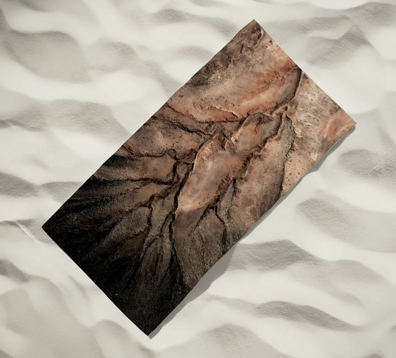 Bloodlines of Stone beach towel by somewhere.soul.escape