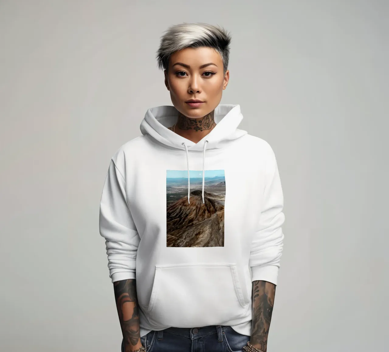 Tectonic Field felpa con cappuccio da somewhere.soul.escape