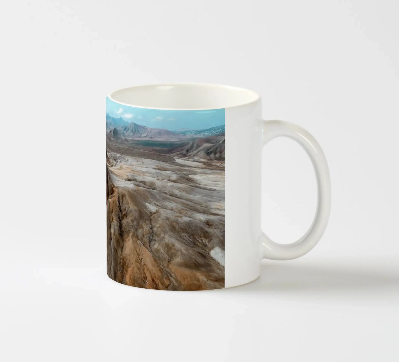Tectonic Field tazza in ceramica da somewhere.soul.escape