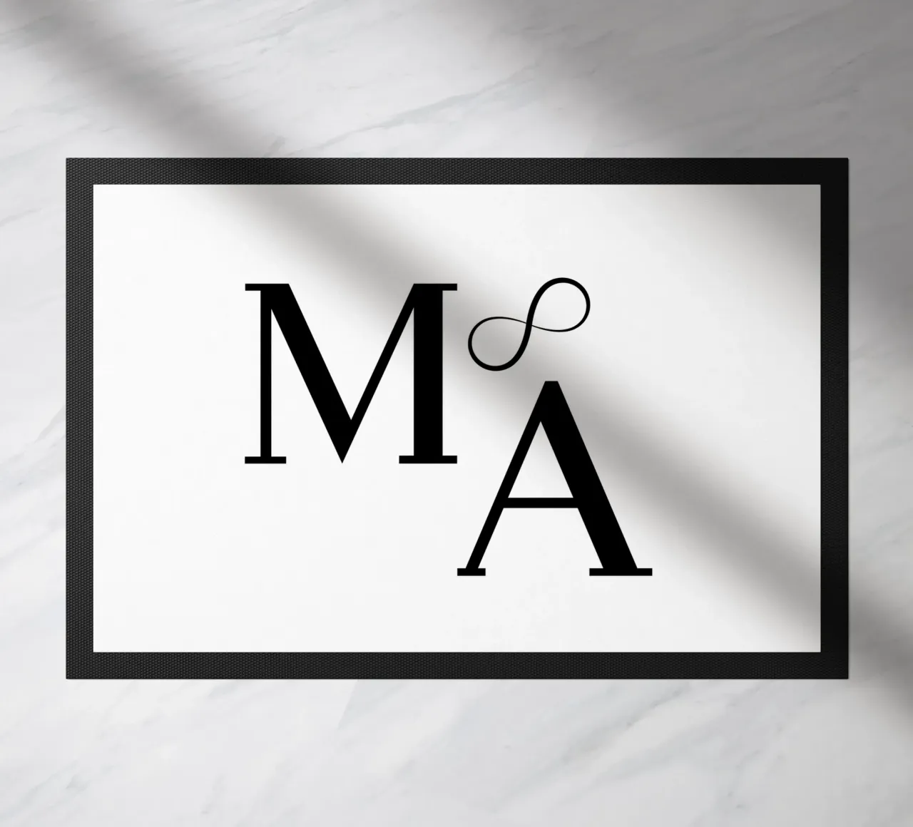 M A Unendlichkeit Monogramm • Poster, T-Shirt, Accessoires Fußmatte von StrindesignStudio