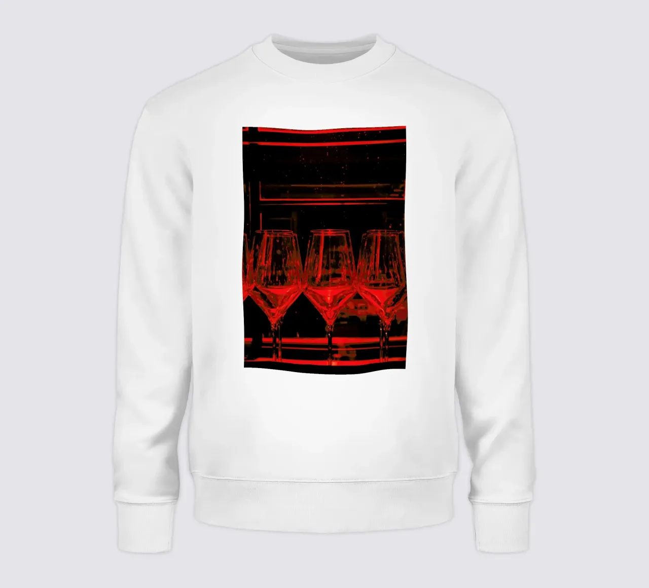 Red Bar Sweatshirt von Sebastian Hilgetag