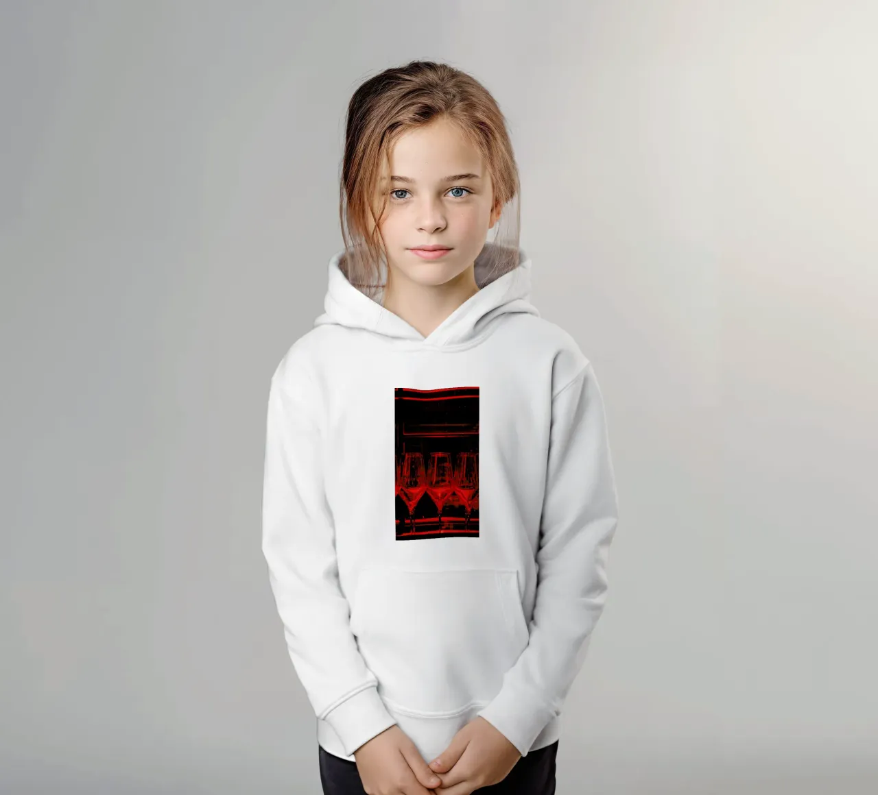 Red Bar felpa bambino con cappuccio da Sebastian Hilgetag