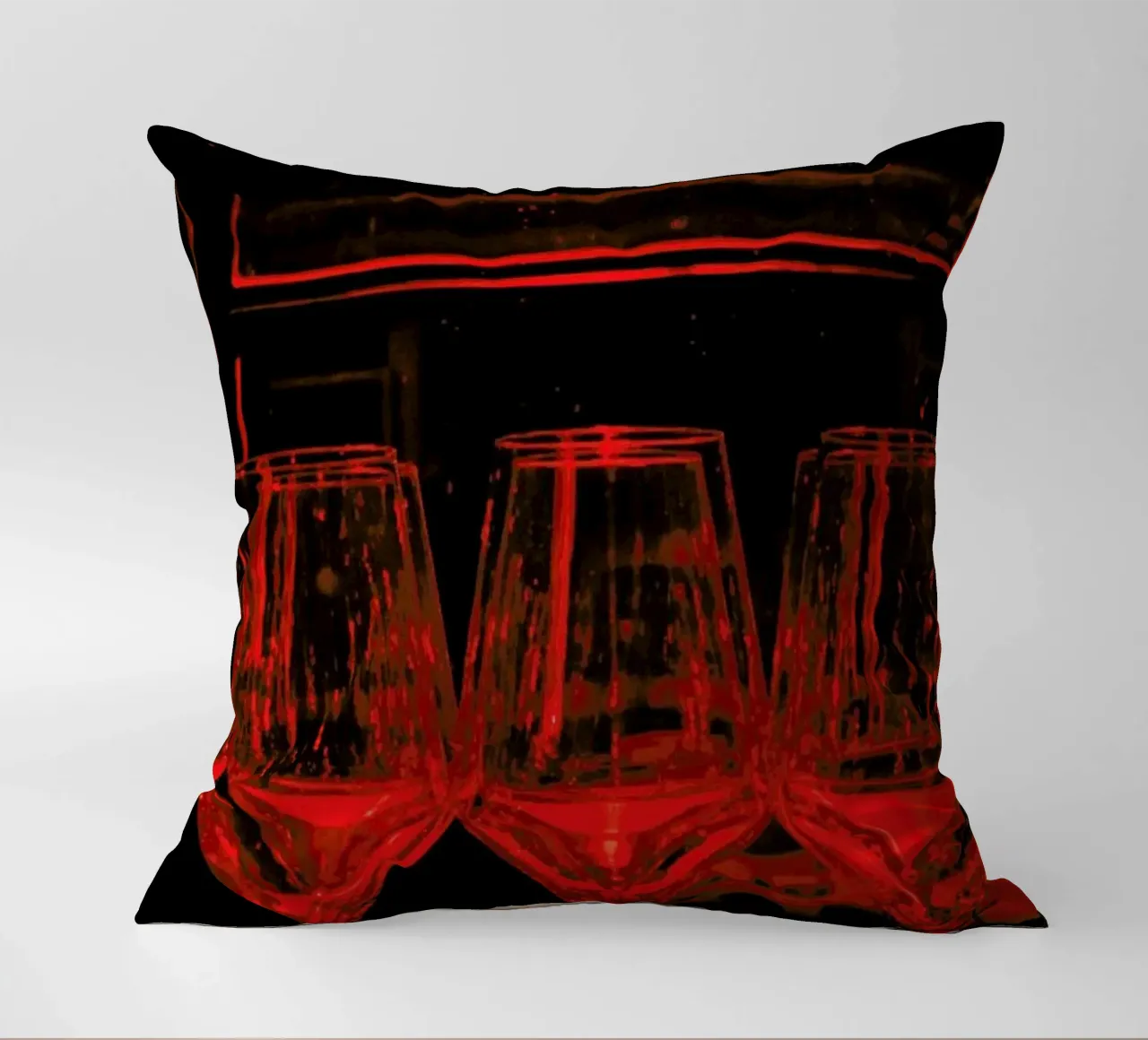 Red Bar cuscino da Sebastian Hilgetag