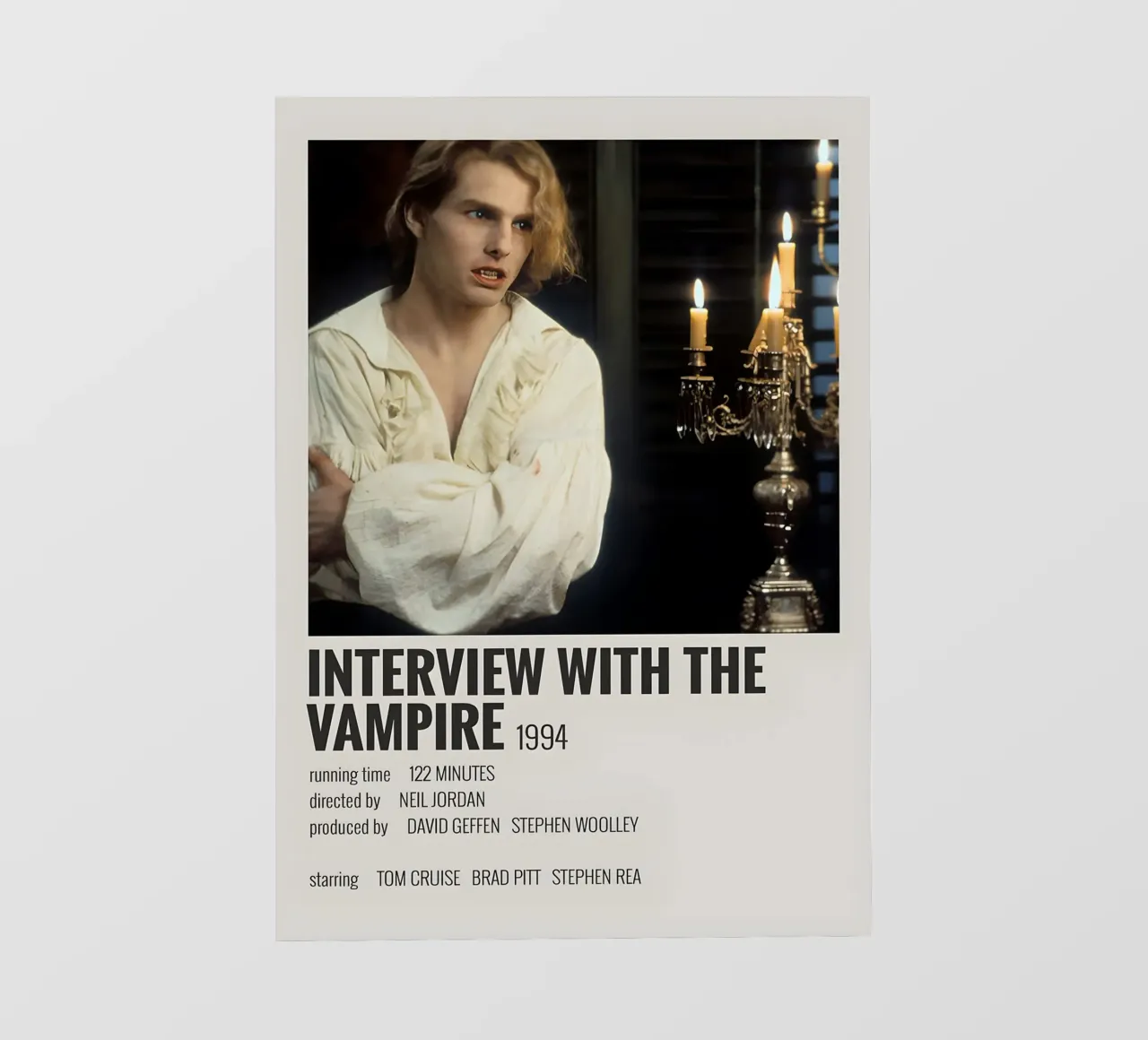 INTERVIEW WITH THE VAMPIRE 1994 telo in pvc da MVFminimalist