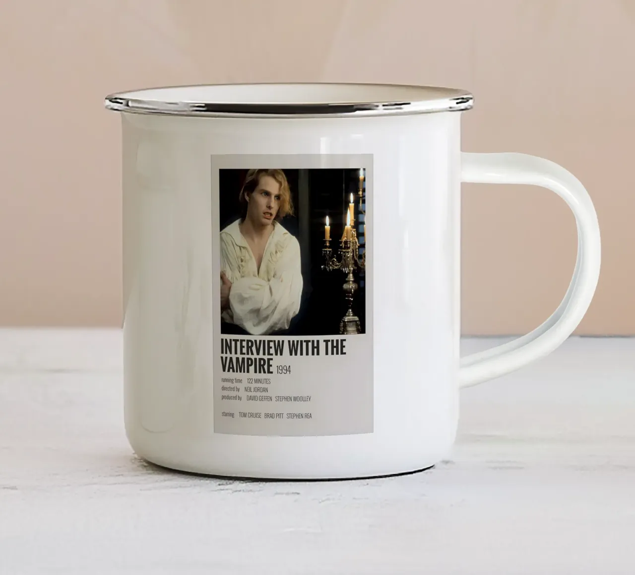 INTERVIEW WITH THE VAMPIRE 1994 tazza in smalto da MVFminimalist