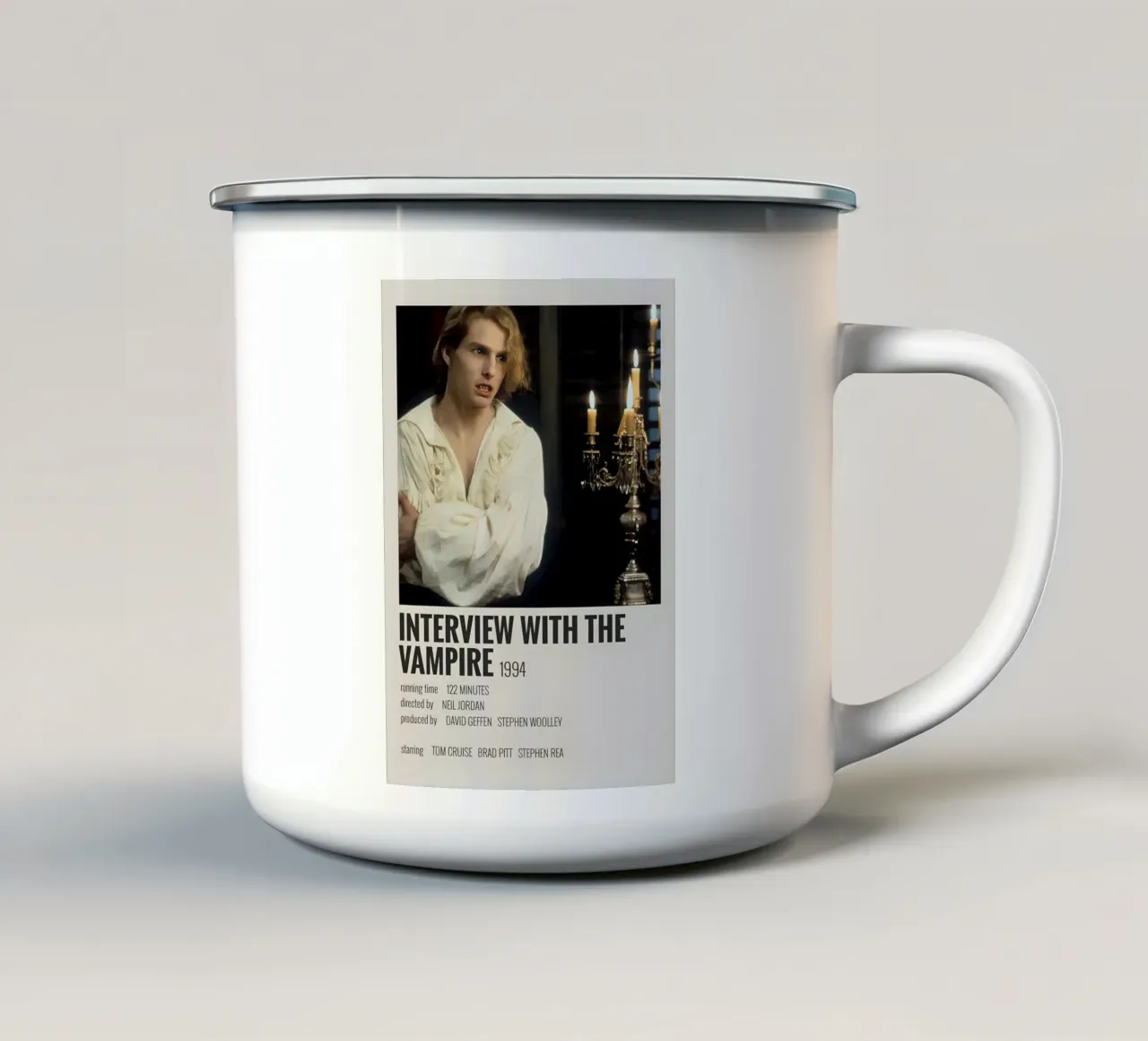 INTERVIEW WITH THE VAMPIRE 1994 tazza in smalto da MVFminimalist