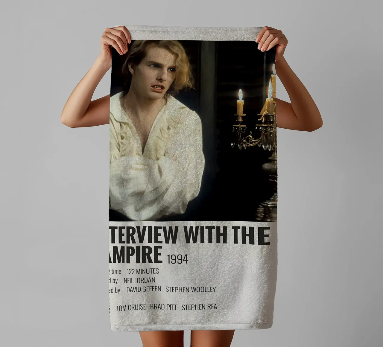 INTERVIEW WITH THE VAMPIRE 1994 towel by MVFminimalist