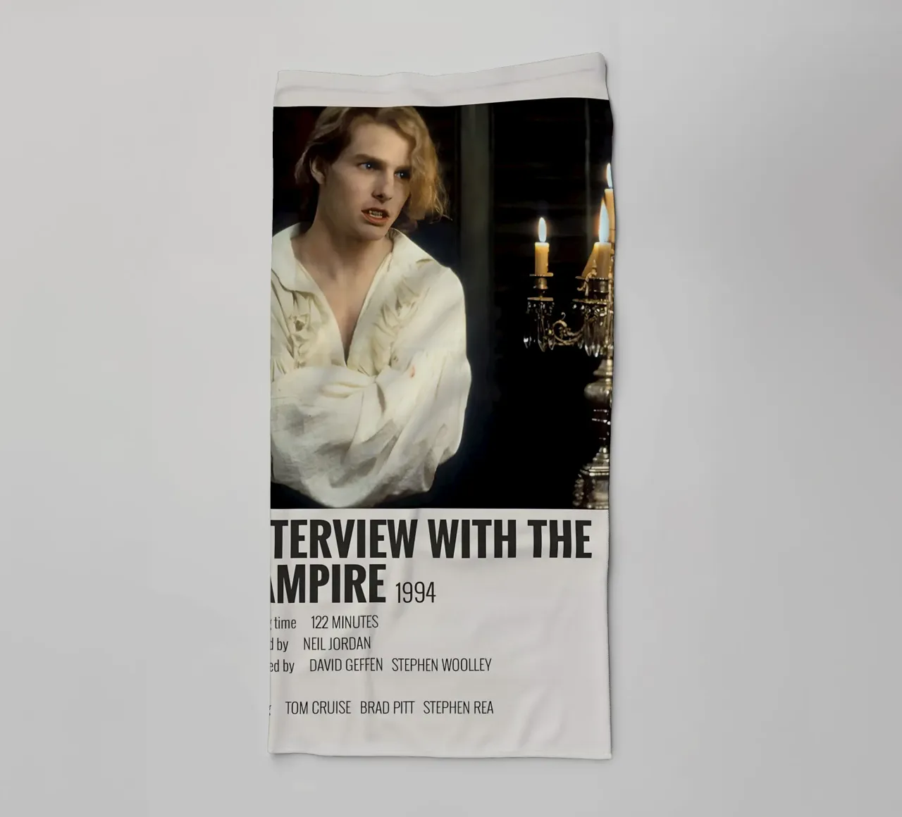 INTERVIEW WITH THE VAMPIRE 1994 asciugamano da bagno da MVFminimalist