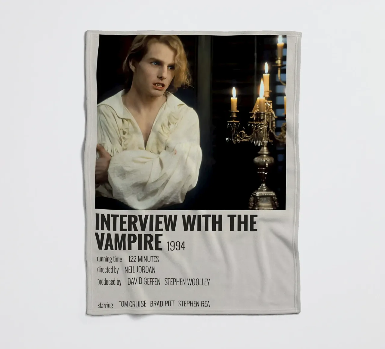 INTERVIEW WITH THE VAMPIRE 1994 coperta in pile da MVFminimalist